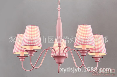 兒童房吊燈 美式簡(jiǎn)約溫馨浪漫女孩臥室燈推薦